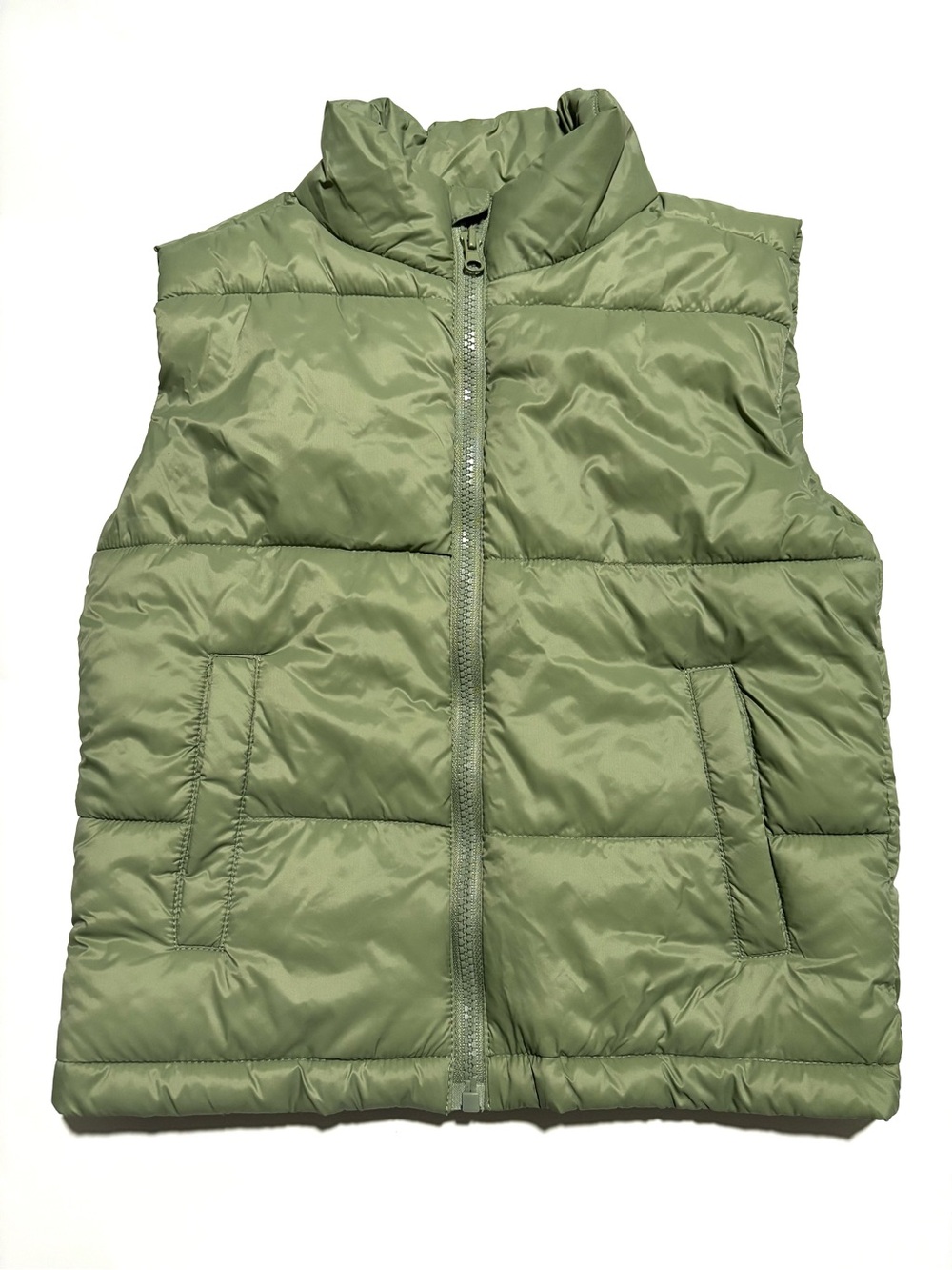 Xersion Olive Green Boys Puffer Vest